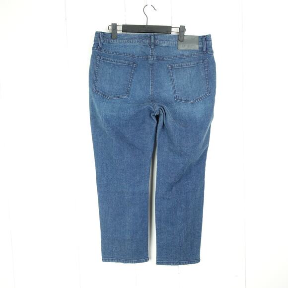 Ash and Erie Jeans Mens SZ 34/25 Straight Leg Classic Relaxed Fit Short Hem - Picture 8 of 11